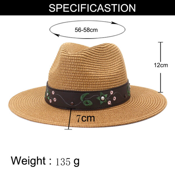 Chapeau de paille femme Castilla – Image 8