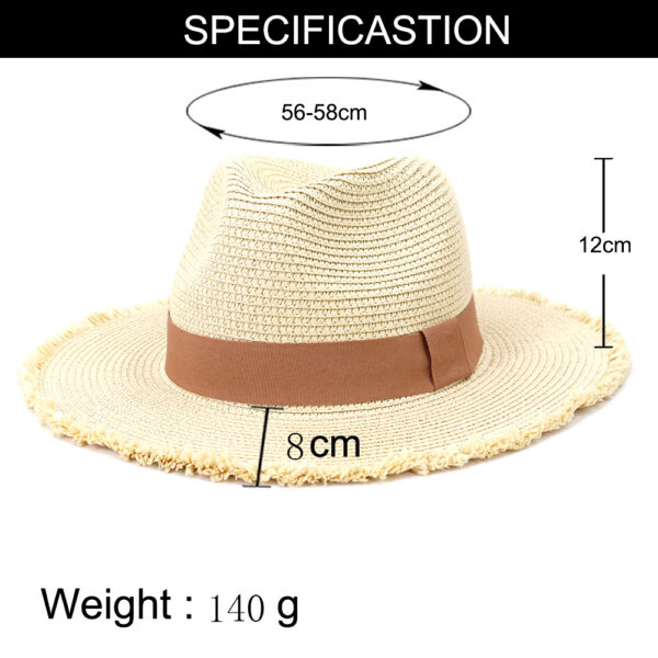 Chapeau de paille femme Tolède – Image 6